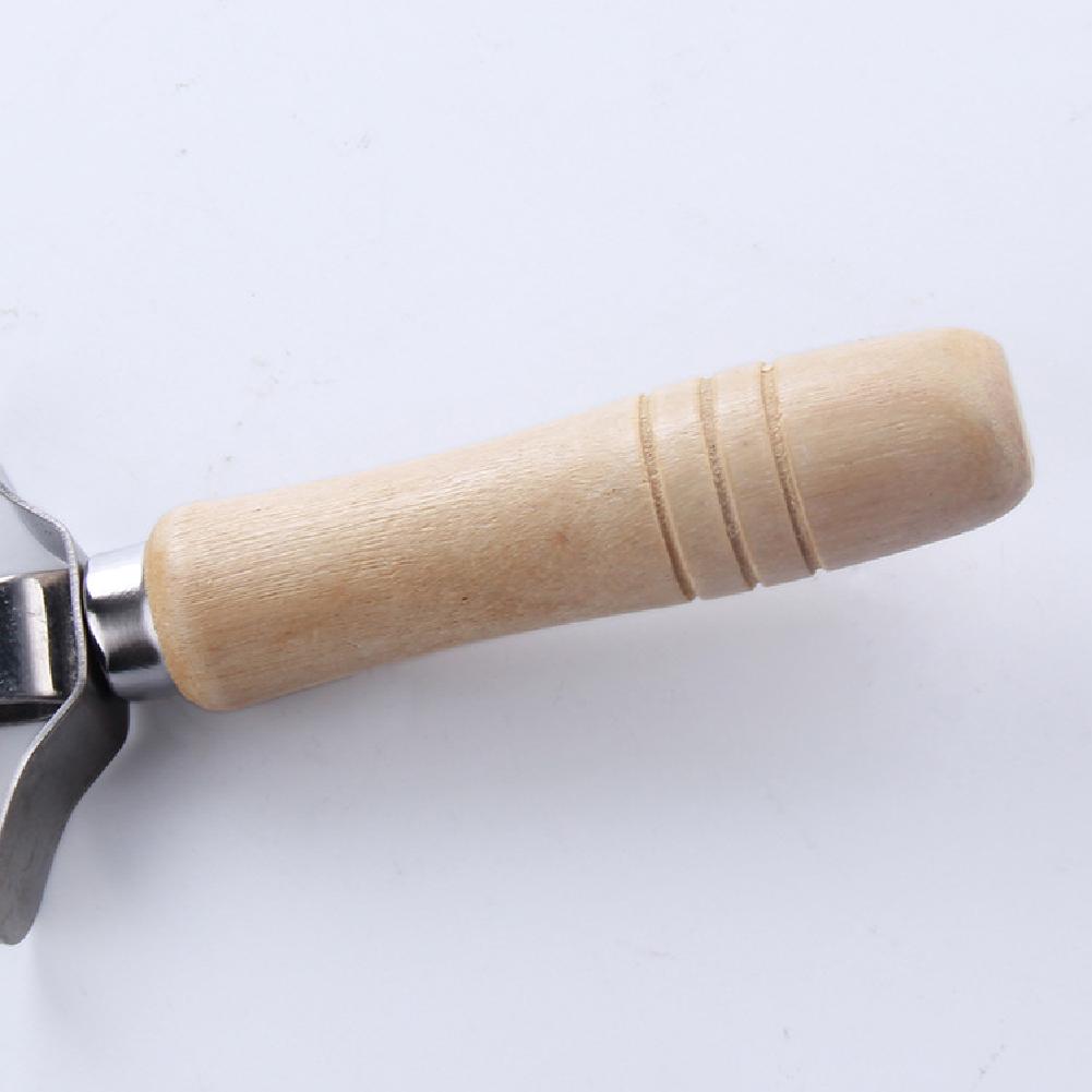 Stainless Steel Wood Handle Pizza roller Wheel Pastry Dough Crimper
