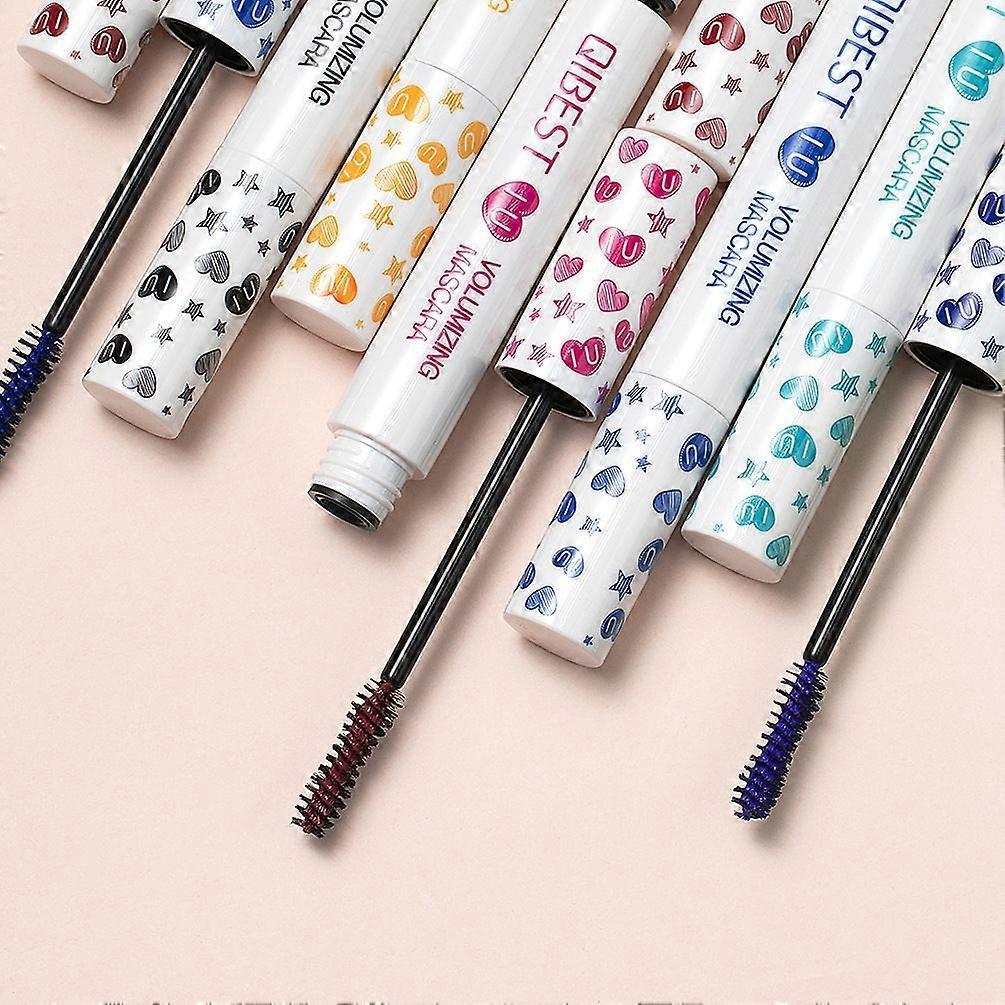 7-Pack Colored Mascara Set - Long-Lasting Waterproof Smudgeproof Volume Mascara, Cruelty-Free & Vegan Vibrant Color Eyelash Makeup Kit, 7 Shades for D