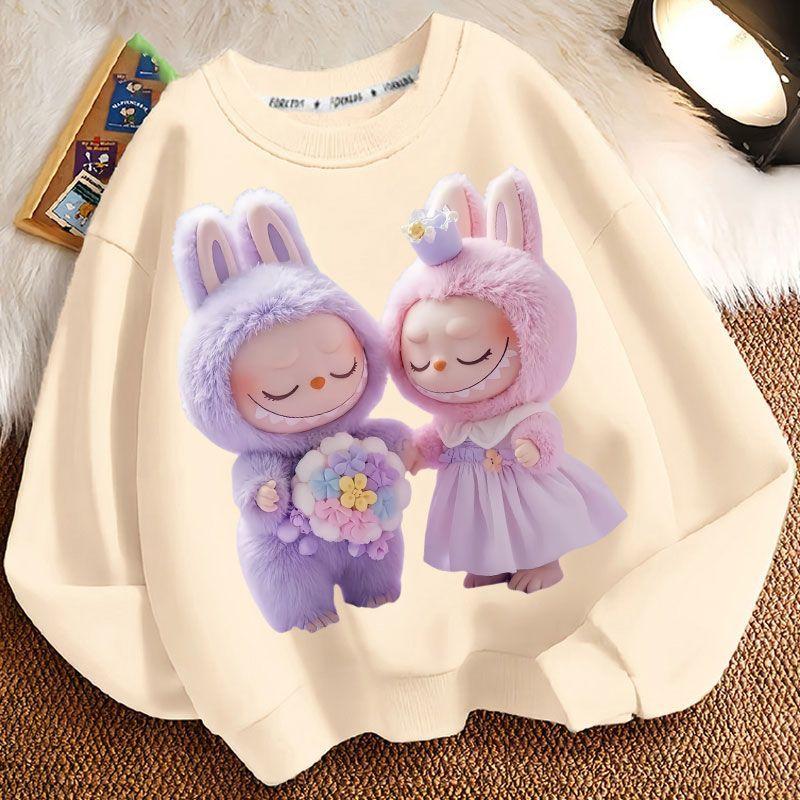 Children's Casual Hoodies, Fashionable Long-sleeved Loose Hoodies for Boys and Girls In Spring and Autumn