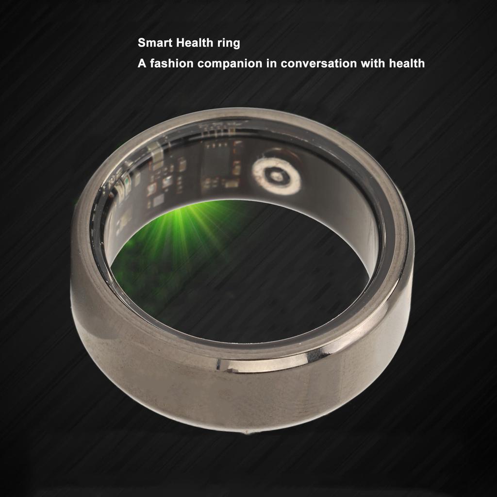 Smart Ring Health Tracker Step Counting Sleep Quality Monitoring IP68 Waterproof Health Ring With Charging Case for Android IOS