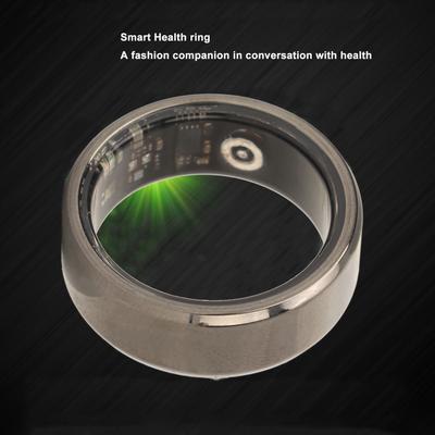 Smart Ring Health Tracker Step Counting Sleep Quality Monitoring IP68 Waterproof Health Ring With Charging Case for Android IOS