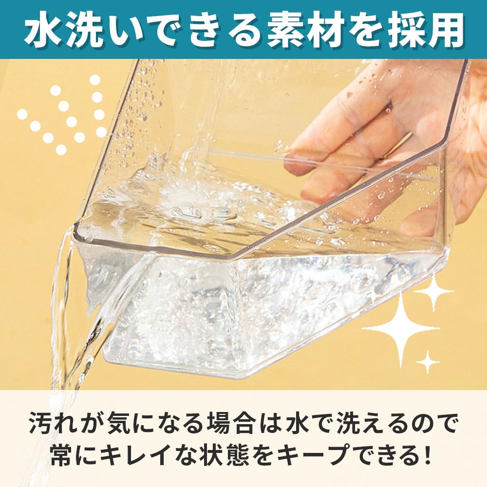 Corner-shaped Toilet for Small Animals, Cage Corner, with Lid, Transparent, See-through, Shatterproof, Washable, for Hamsters