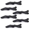 TEMPERIA (6pcs) Alligator Crocodile Section Clips for Hair Styling, Cutting & Colouring for Women & Men | Professional Duckbill Partition Clip for Sa