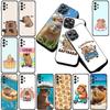 Anime Capybaras Phone Case for Samsung Galaxy S24 S25 S23 FE Ultra Plus S7 Edge S25+ S23+ A56 5G Protective Cover