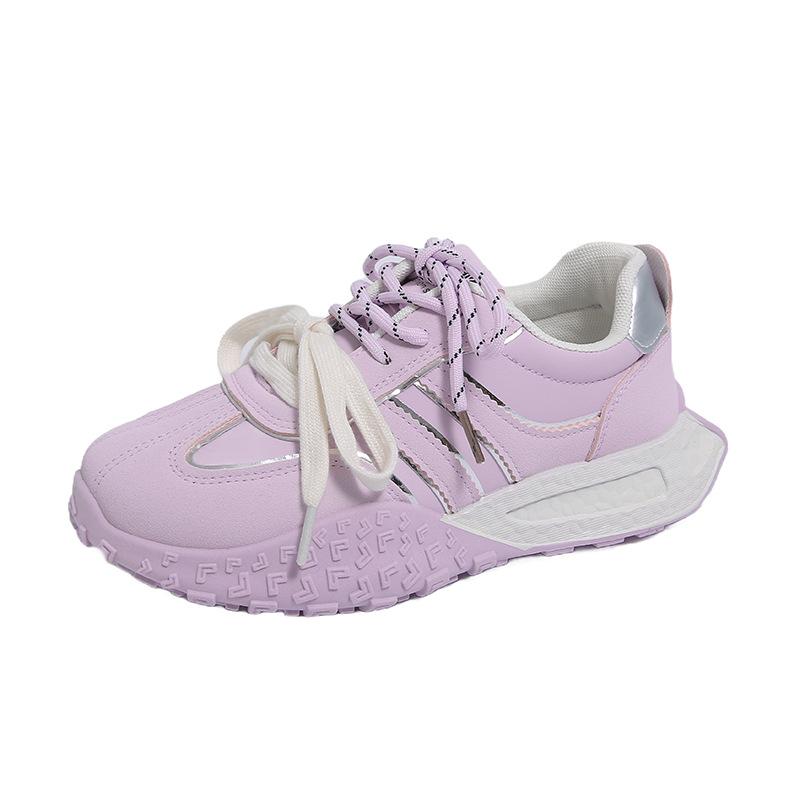 Ins Korean Version of the New Forrest Gump Shoes Women's 2025 Spring Student Sports Running Casual Shoes Platform Training Shoes W9529