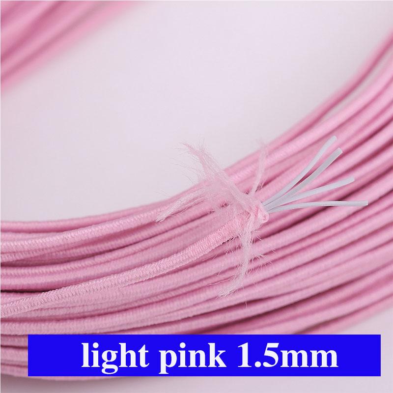 1.5mm Strong Elastic Rope Colorful High-Quality Elastic Band Rubber Cord for DIY Sewing Jewelry Crafts Making Accessorie