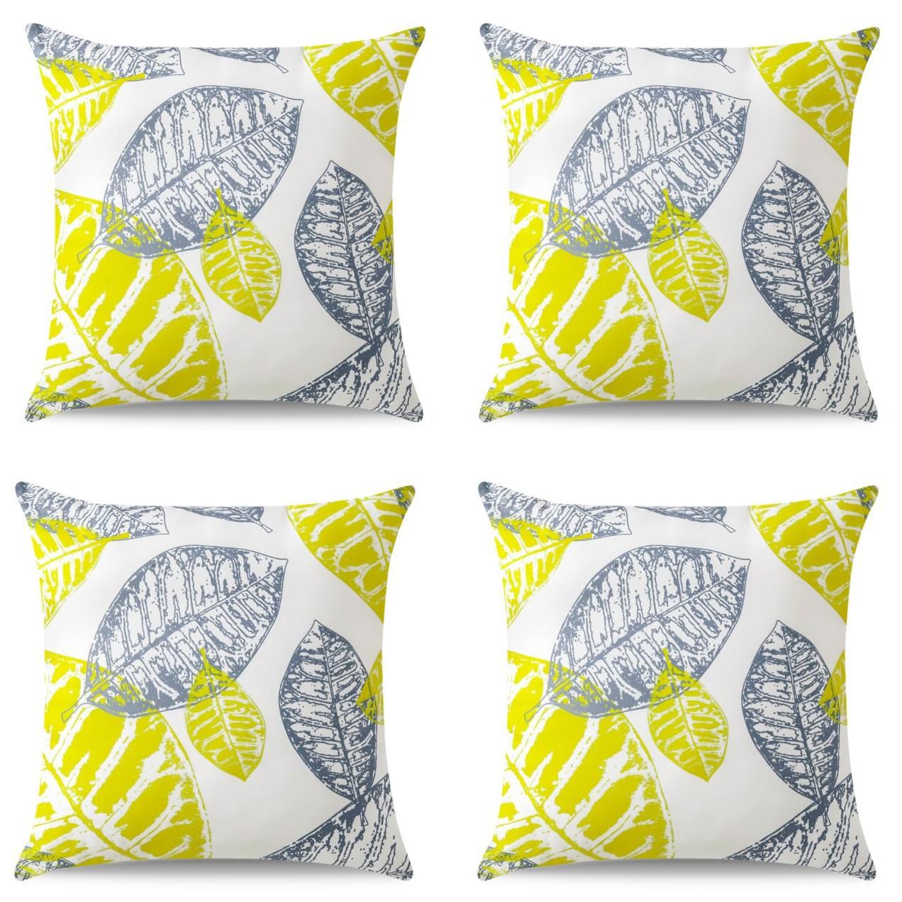 

Peach Leather Velvet Double-sided Living Room Sofa Cushion Plant Leaf Pattern Pillowcase Pillowcase 45 * 45cm