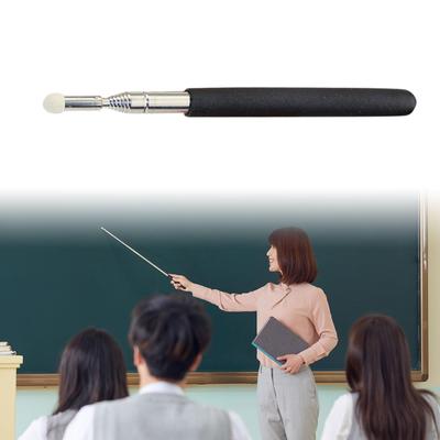 Portable Telescopic Teacher's Pointer Guiding Rod with Soft Tip, Lightweight, Handheld,