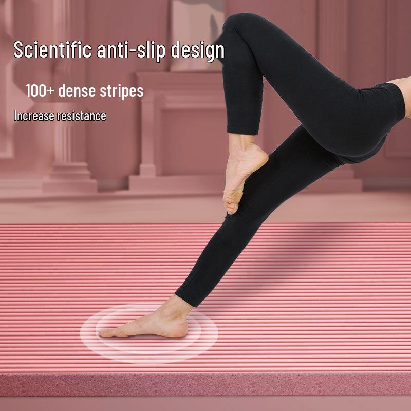 Verdickte & Extragroße Yogamatte für Anfänger - Unisex Heim-Trainingsmatte