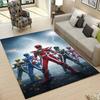 Bedroom, living room, office swivel chair rug, Super Sentai print, home bedroom bedside bathroom mat, housewarming gift.
