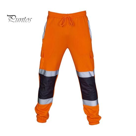 

Светоотражающие защитные брюки, светоотражающие зоны на 360 градусов, высокая видимость, ночные уличные строительные рабочие, ночные смены, бег, велоспорт, брюки L оранжевый