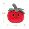 Abricot Agneau Tomate Fraîche Peluche Doux et Moelleux Frais Convient aux Garçons et Jouet de 10 cm, Mignon, Tomate, Filles,