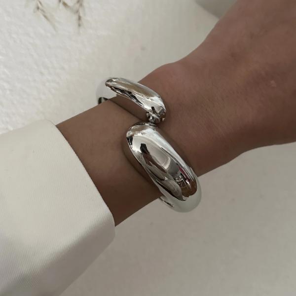 Exaggerated Wide Cuff Bangles Punk Gold Silver Color Geometric Metal Large Bangles for Women Bracelets Men Luxury Jewelry Gift