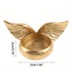 Angel Wings Candle Holder Resin Statue Home Decoration Prayer Candlestick for Home Wedding Christmas Church