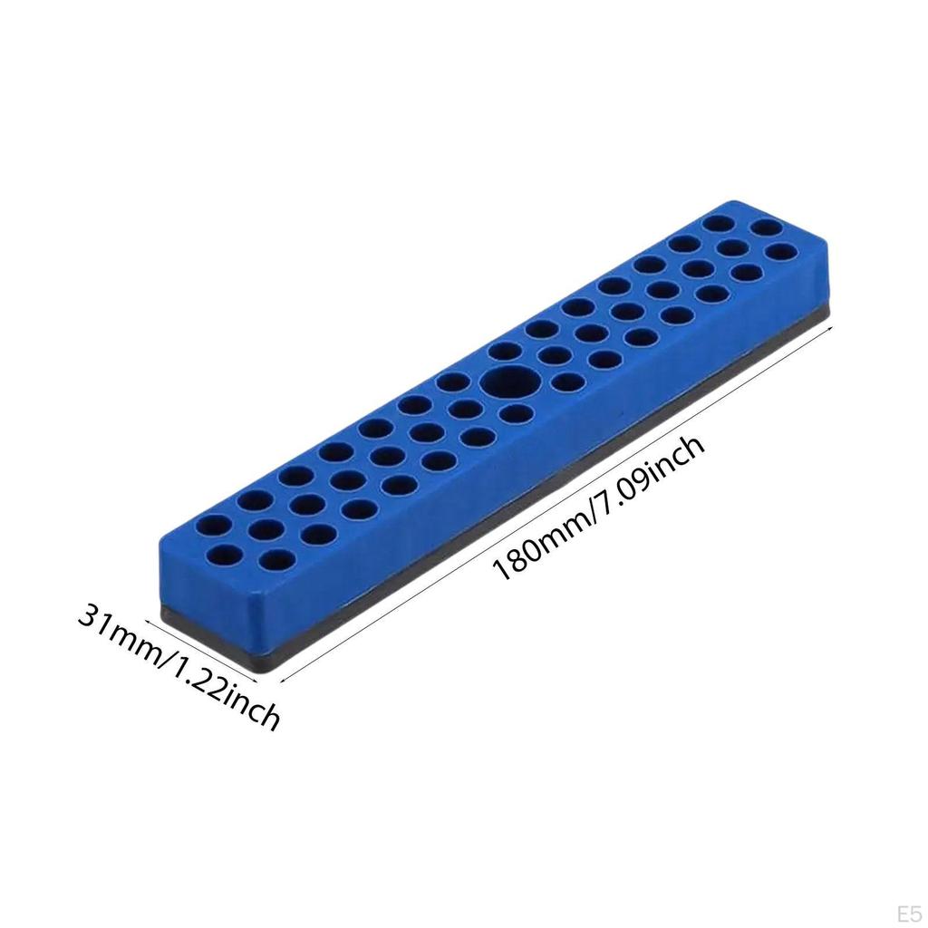1/4" Hex Bit Storage Rack Organizer 18×3.1cm for Drill and Screwdriver Bits Professional