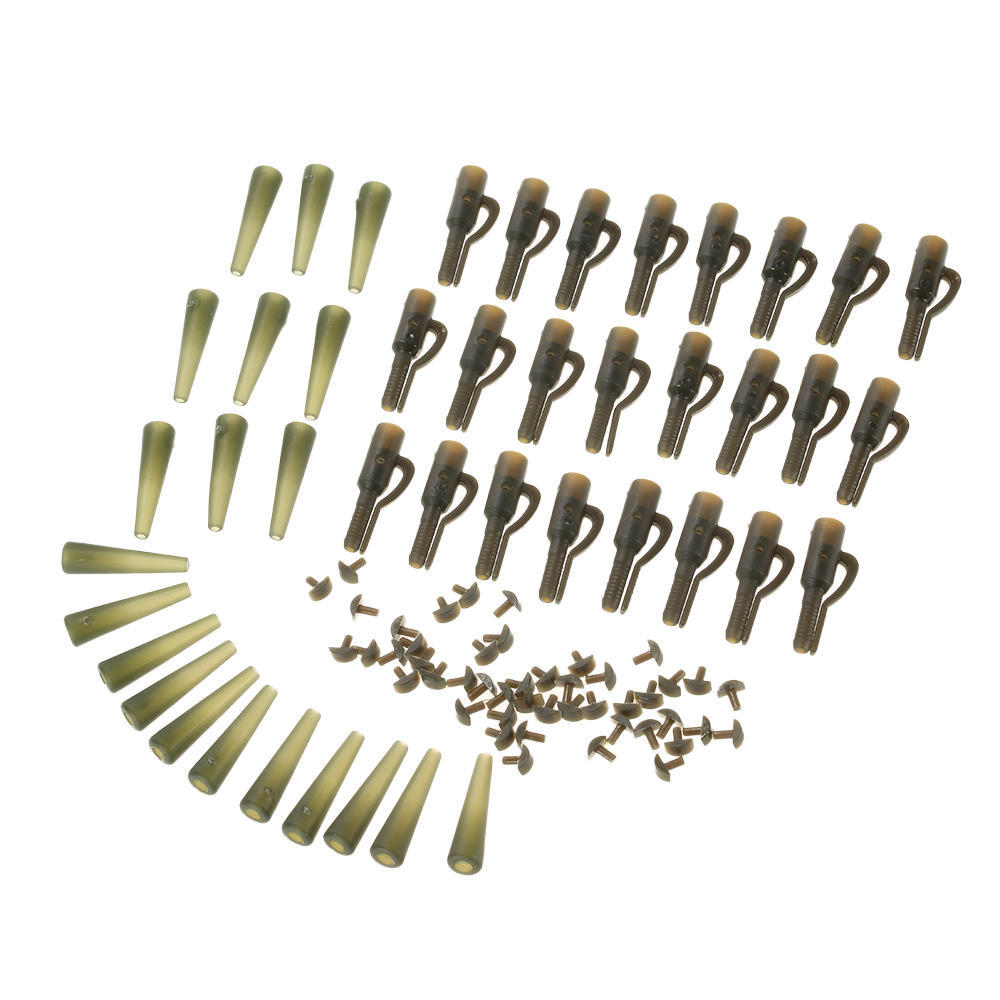 20 Sets Safety with Pins Tail Rubber Tubes Carp Fishing Tackle 20 Sets Safety with Pins Tail Rubber Tubes Carp Fishing Tackle