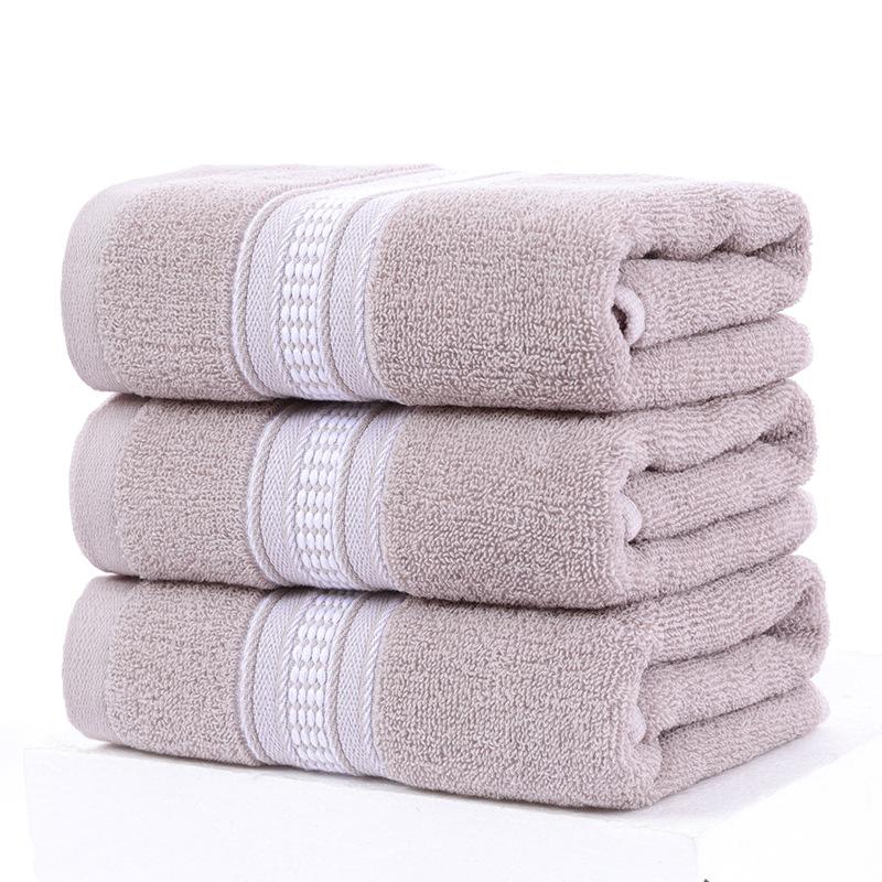

Полотенце Чистый Хлопок 32-пряжа Домашнее Для Умывания Лица и Купания Бытовые Лицевые Полотенца Не Легко Линяют 34*73
