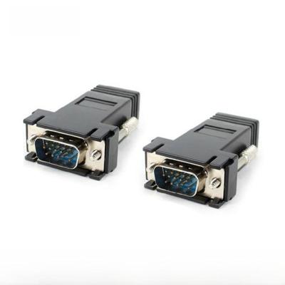 VGA zu RJ45 Adapter: Netzwerk-Extender für VGA-Signal über Netzwerkkabel, 15-poliger Anschluss