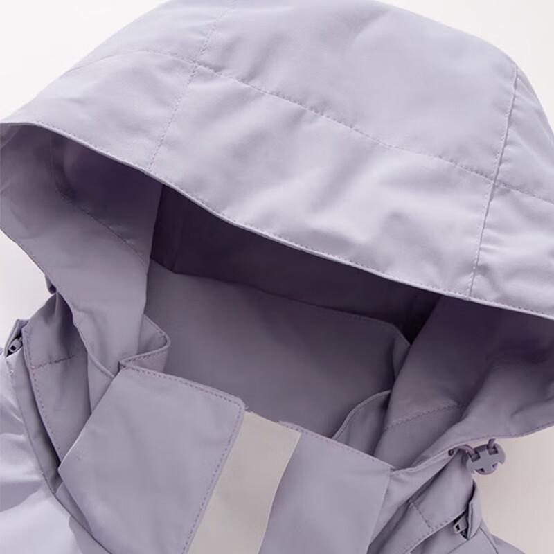 ROMON Unisex Color-Block Hooded Outdoor Jacket