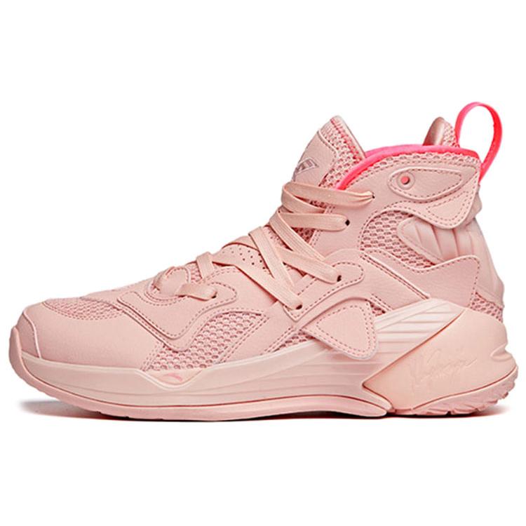 

new Anta KT Girl Hello Kitty Cushioning Anti Slip And Wear Resistant High Top Performance Basketball Shoes Women s Pink 36