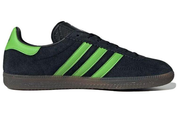 adidas Samba SPZL Deco Low Black Lucid Lime Gum - IF5738