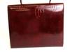 Authentic Cartier Leather Bordeaux Happy Birthday Hand Bag Purse #a881  Refurbished