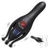 Vibrating Penis Glans Trainer Male Masturbator Tongue Licking Massager for Endurance Training Sex Toys for Men