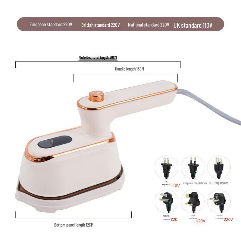 Digital Display Foldable Handheld Steamer: Compact Travel Iron