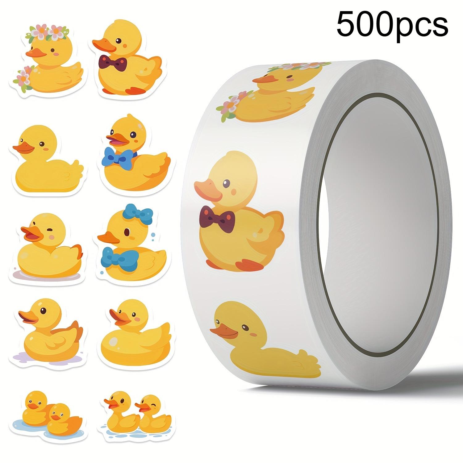 

500pcs Duck Stickers Vinyl Stickers Self-adhesive Decal Journaling Skateboard Water Bottles Computer Phone Scrapbooking Stickers