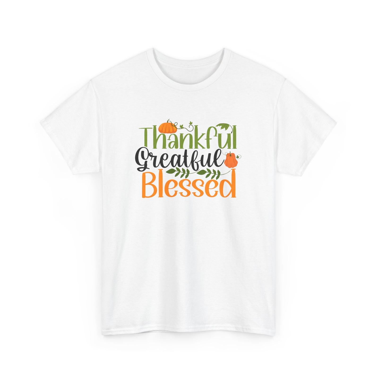 Fall Aesthetic T-Shirt | Autumn Leaves Shirt | Thankful Greatful Blessed tee 2XL
