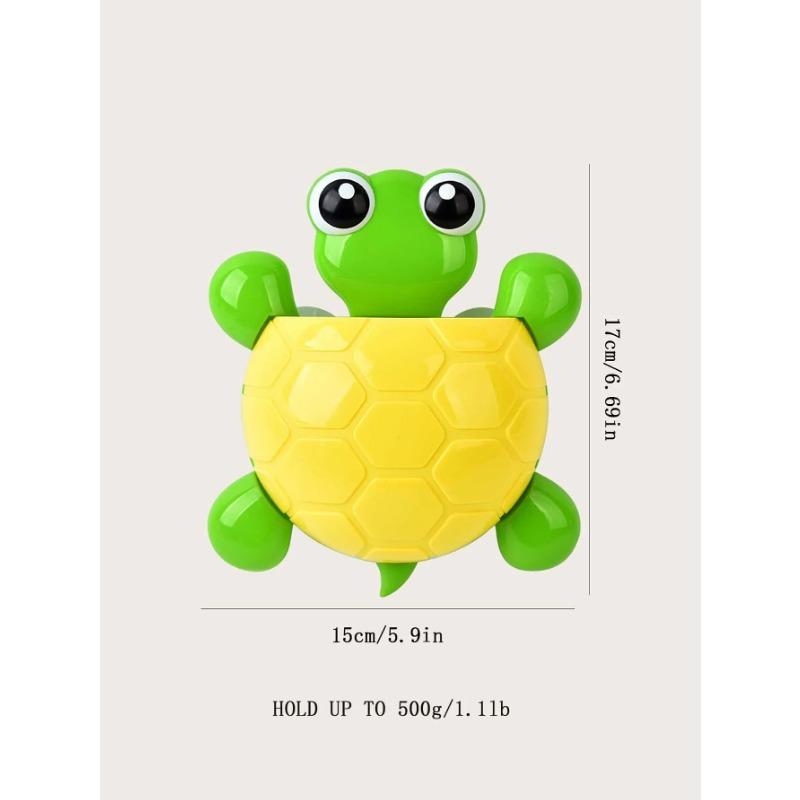 1PC Cute Animal Toothbrush Holder Turtle Power Suction Cup Toothbrush Holder