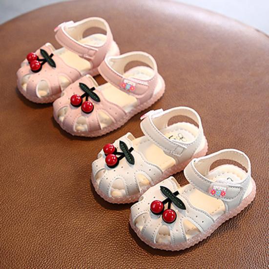 Summer Cartoon Anti Slip Breathable Comfortable Soft Sole Sandal Baby Girl Shoes