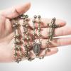 Nazareth Store Metal Bead Combat Rosary Necklace