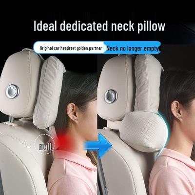 Compatible L9L8L7L6 Neck Pillow Headrest: Car Accessory for Lumbar Support & Neck Protection