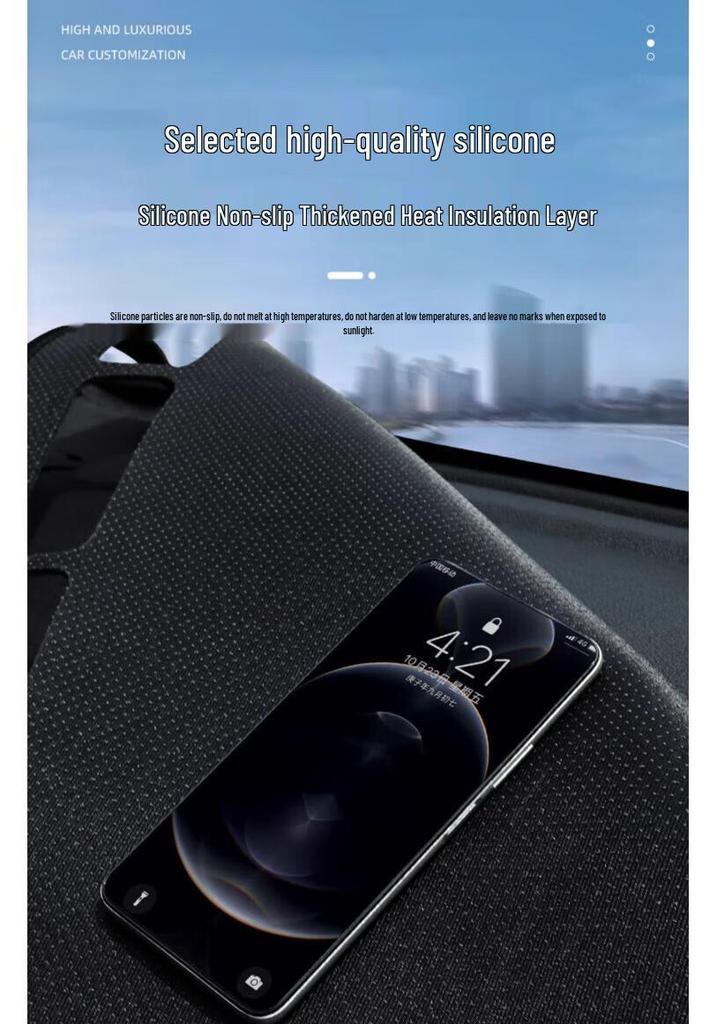 Anti-Glare Sunshade Mat for Xpeng MONA M03 Console & Dashboard, Non-Slip Car Accessory
