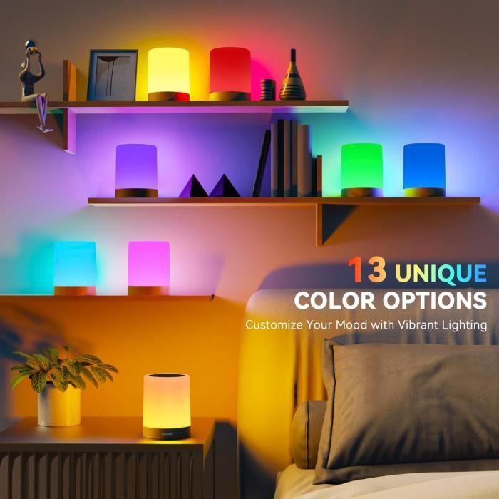 Veilleuse LED Multicolore À Intensité Variable Avec Télécommande