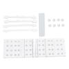 Closet Shelf Expandable Closet Shelf Storage Rack Adjustable Locker Shelf for Closet Width 48cm Height 32cm