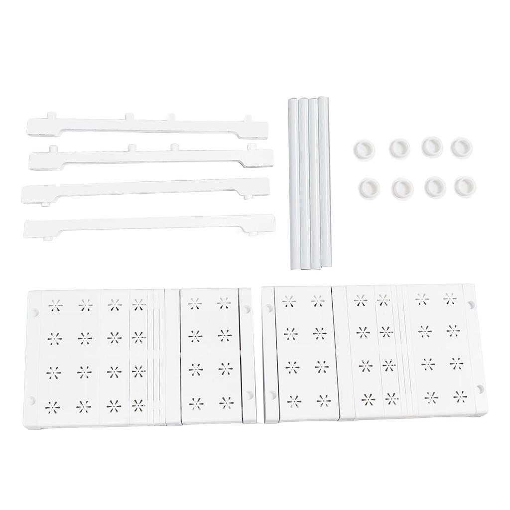 Closet Shelf Expandable Closet Shelf Storage Rack Adjustable Locker Shelf for Closet Width 48cm Height 32cm
