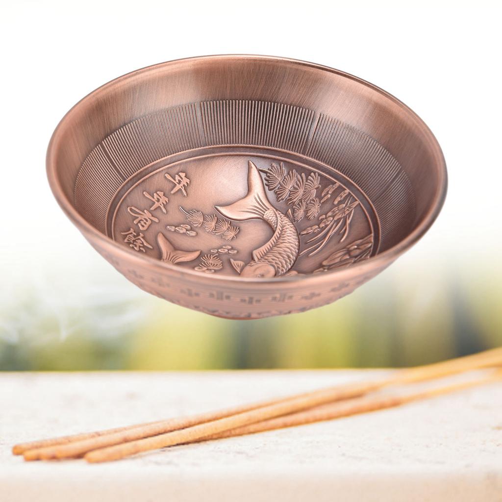 Retro Home Incense   Copper Alloy Smoked Incense   Holder for Study Room Entrance Hall