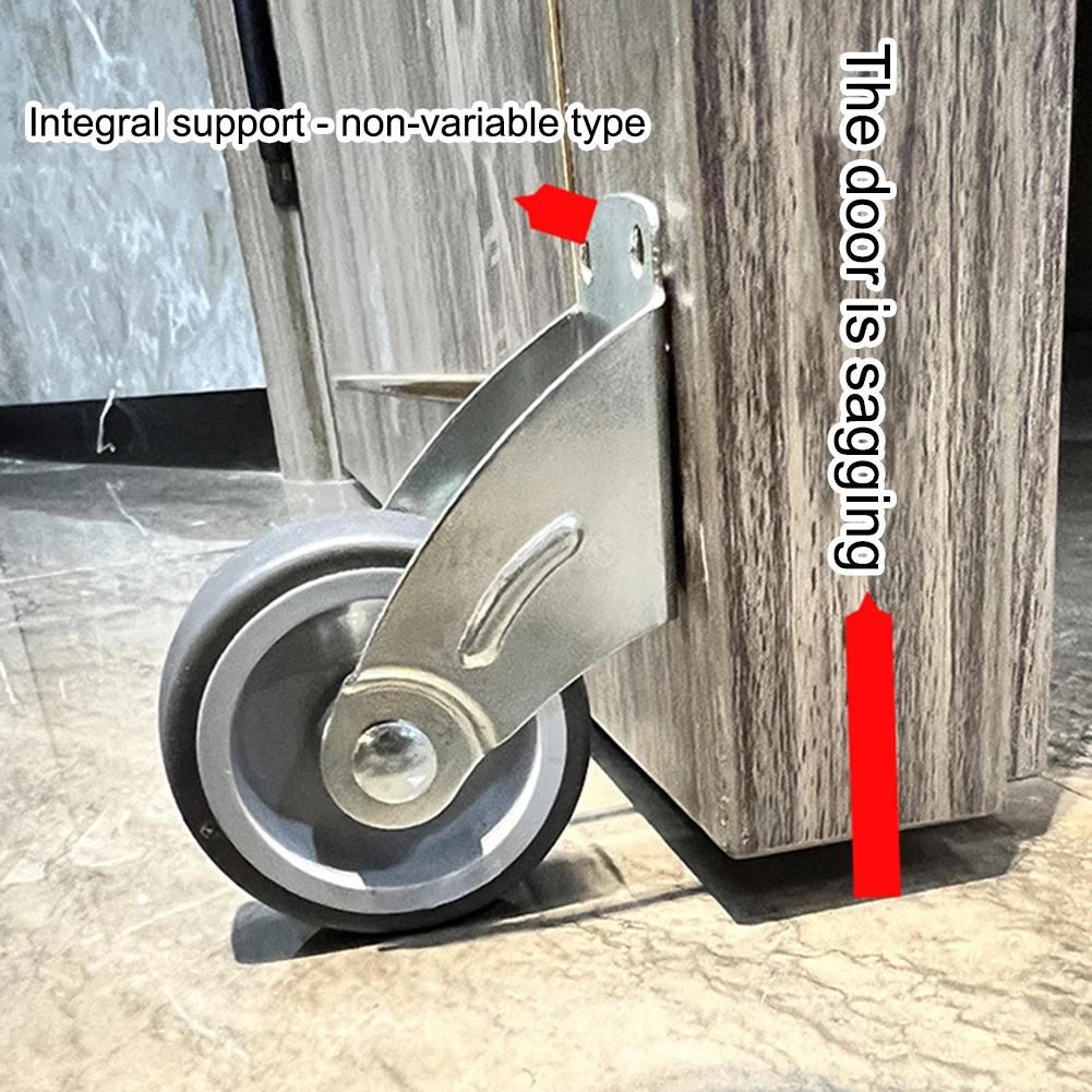 Door Bottom Support Wheel Door Droop Pulley Door Bottom Support Wheel Door Load Bearing Wheel Hardware 60*50*20mm Return Wheel