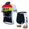 Cycling Suits Short Set MTB Breathable BH Men's Sleeves Shorts Sweatshirt