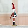 Wood Nutcrackers 38CM Christmas Tree Advents Calendar Hand Painted Seasonal Decoration Ideal For Gifting