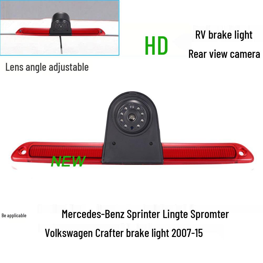 

High-Mount Brake Light Reversing Camera for Volkswagen, Mercedes-Benz Sprinter, Crafter, and Motorhome Plastic