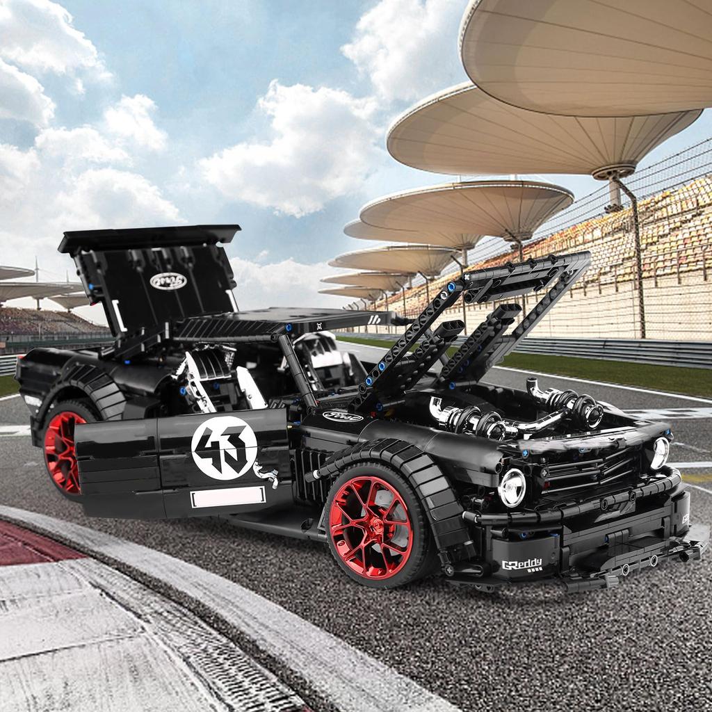 Mould King 13108S Tech Sports Car Building Blocks, MOC Sports Car Model Clamp Block Toy, Pickup Kit 2943 Pieces for Adults and Kids (Static Version)