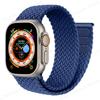 Braided Solo Loop Strap For Apple Watch Ultra 49mm 44mm 45mm 40mm 41mm 42mm Correa Bracelet iWatch Series 8 7 SE 6 5 4 3 Strap