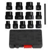 Professional 14Piece/set Socket Wrench Tool for Stripped Bolt Removal, Rounded Nut Extractor Kit, Quick & Efficient Work