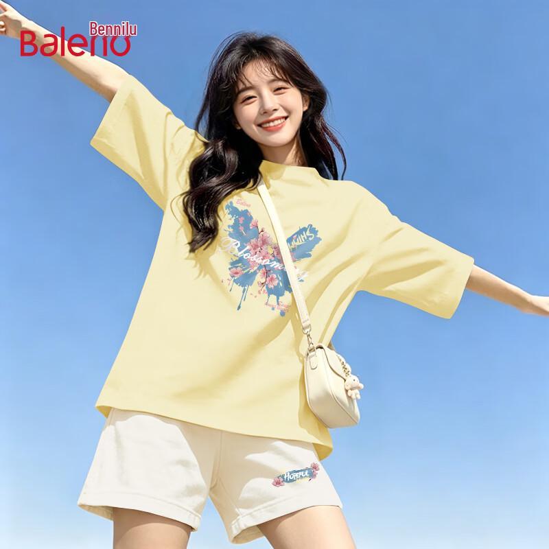 Baleno Women s 2026 Summer Short Sleeve Shorts Casual Sport Suit M
