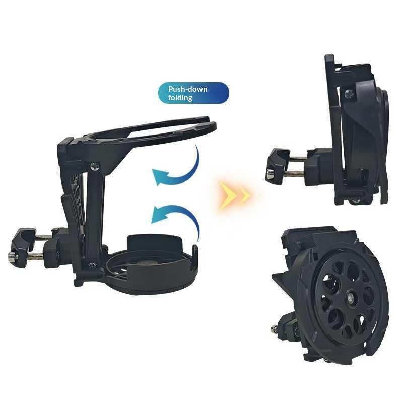 1Pcs Foldable Motorcycles Water Cup Holder Bracket Adjustable Bottle Accessory for Outdoor Cycling