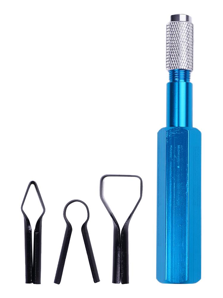 Инструмент для сварки и резки напольных покрытий Лезвие Инструмент для подрезки и снятия фаски напольного коврового покрытия ПВХ Пластик Лезвие для снятия фаски Угловой сглаживающий резак Рукоятка синий