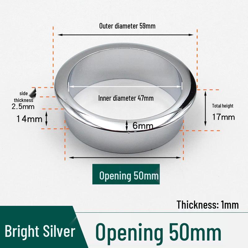 Round Cable Grommet: Desk Cable Organizer & Ventilation Cover